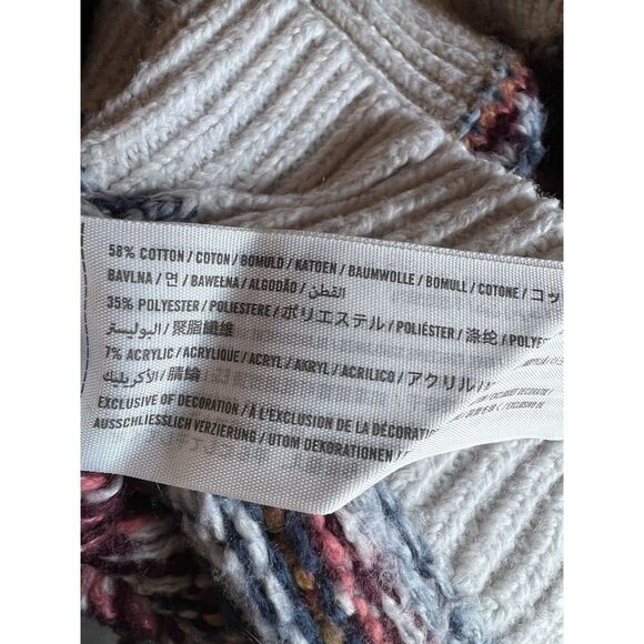 Abercrombie and Fitch AF Women's Off-Shoulder Knit Pullover Sweater Sweatshirt S - Picture 7 of 7